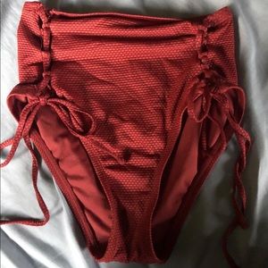 high waisted bathing suit bottom